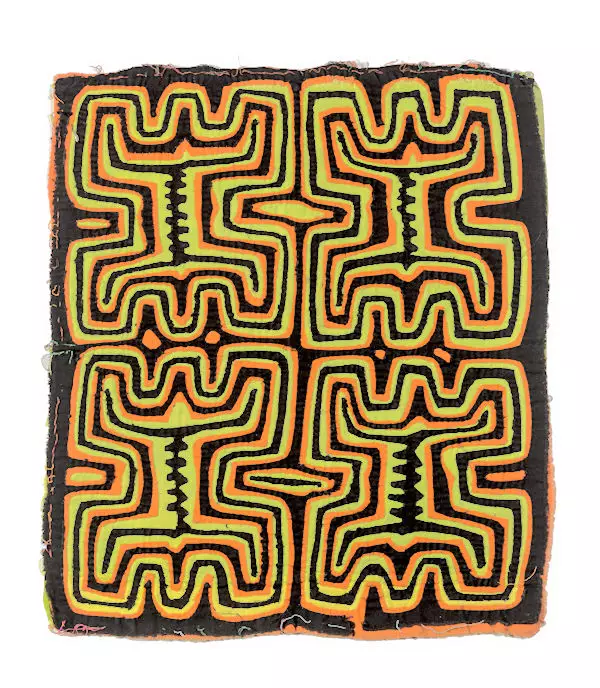 Mola (textil). Etnia Cuna, Panamá.