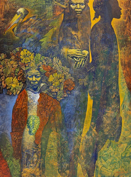 La Ofrenda, pintura de  Rafael Trelles