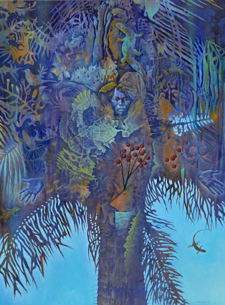 Axis Mundi III, pintura de  Rafael Trelles